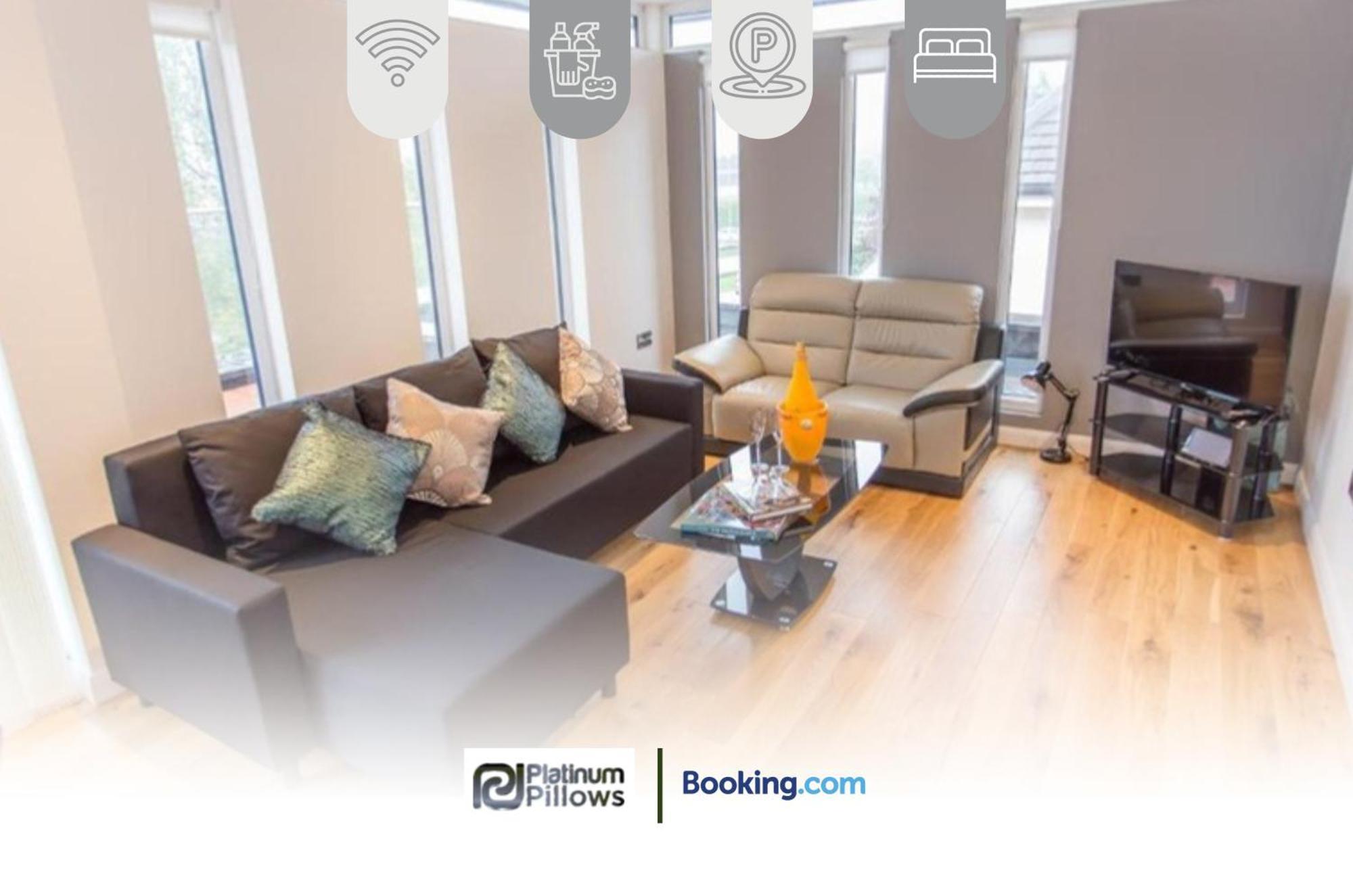 Modern Oxford 2 Bedroom Apartments, Near Headington Hospital, Families & Contractor Accommodation With Parking Buitenkant foto